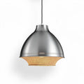 Metal and Woven Pendant Light Fixture for Home Lighting – 20 x 20 x 25cm
