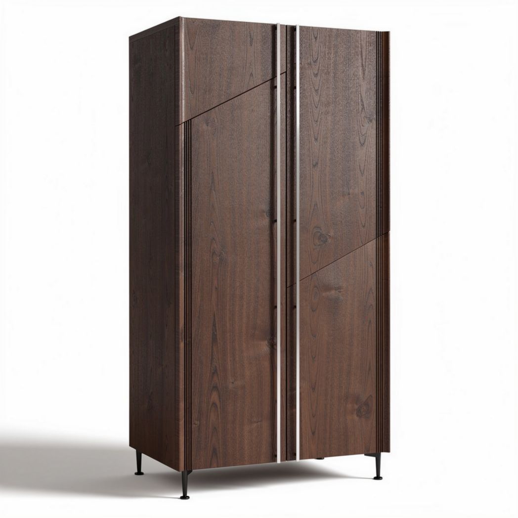 Solid Wood Storage Cabinet for Living Room Use – 180 x 80 x 40cm