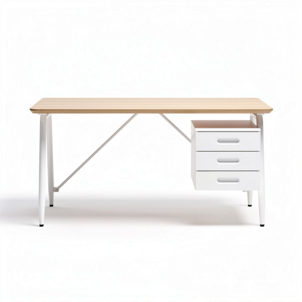 Wooden Office Desk with Drawer for Workspace Organization – 120 x 60 x 75cm